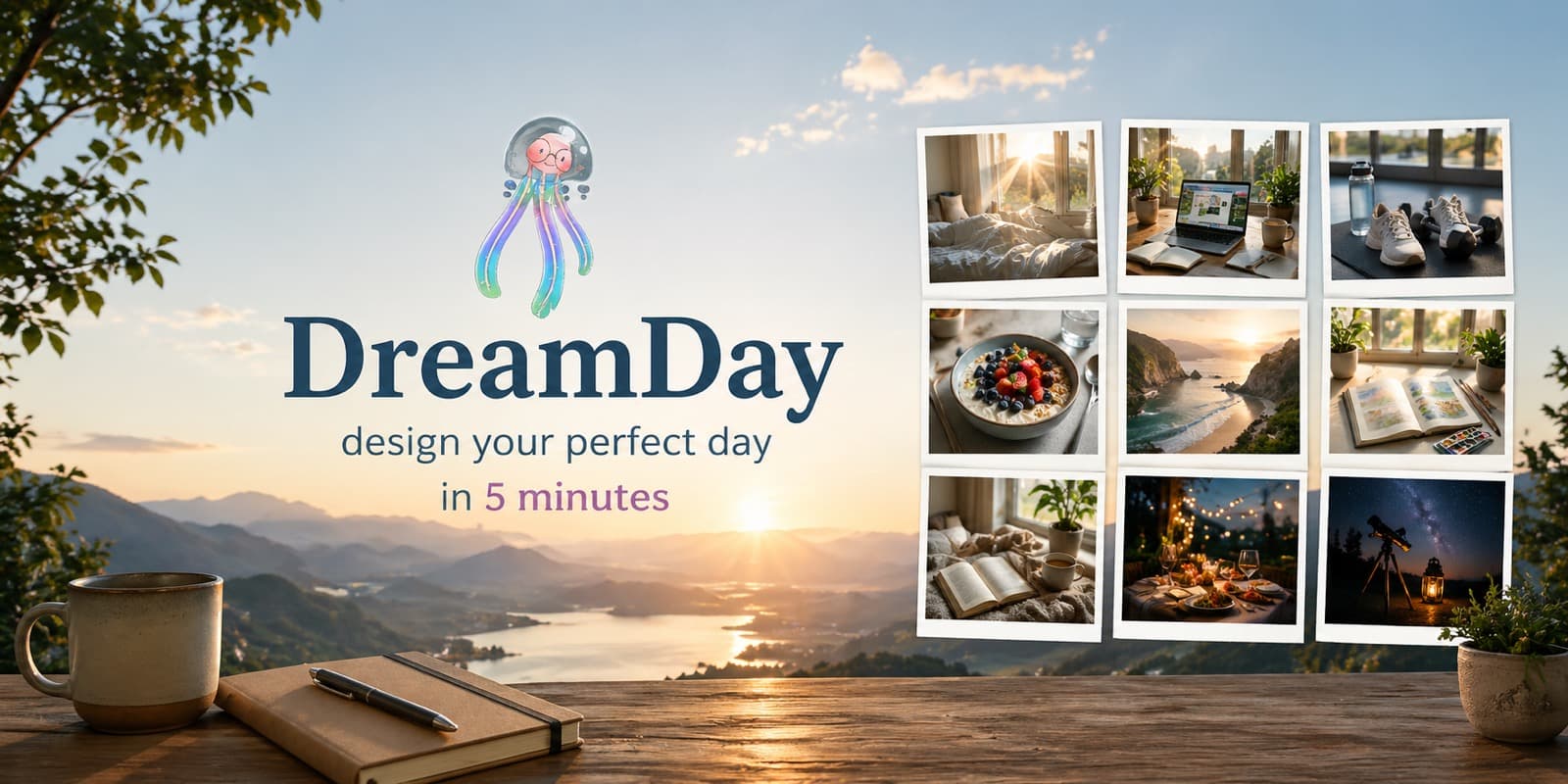 DreamDay – design your perfect day in 5 minutes